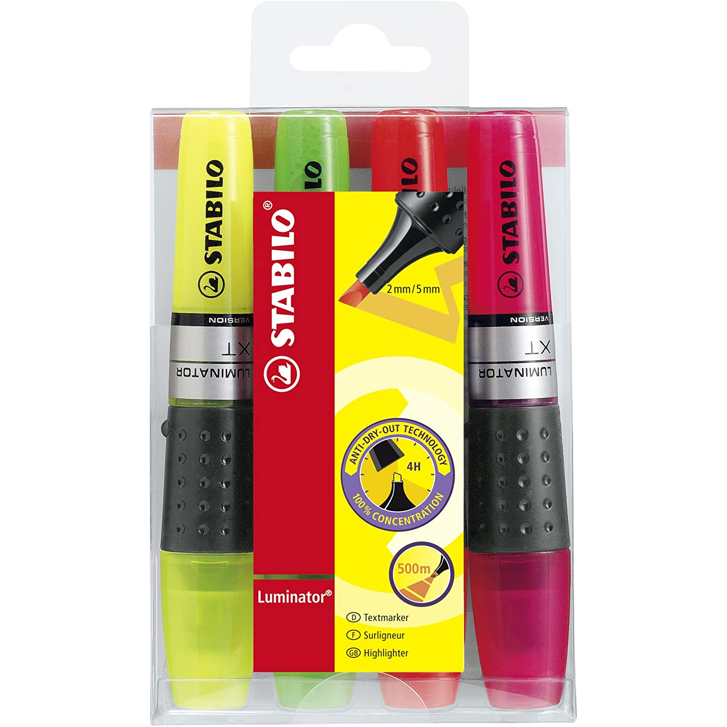 STABILO luminator szövegkiemelő 4 dB Multi (71/4)