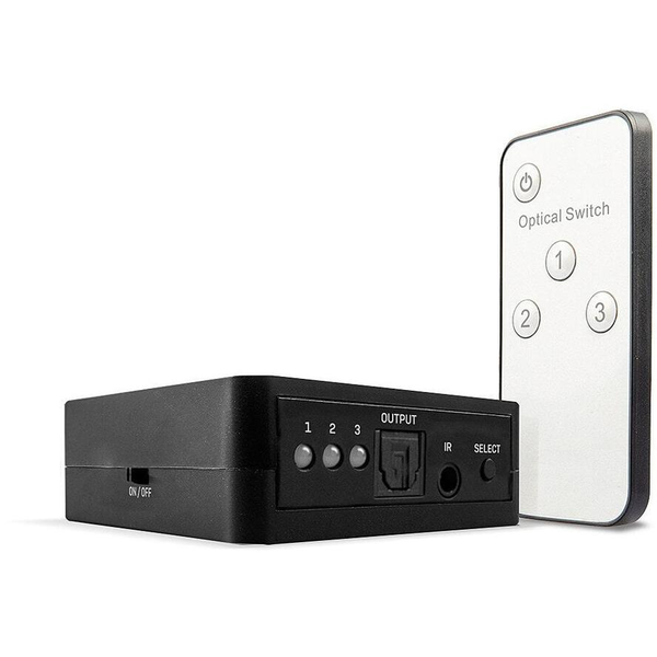 Lindy 70482 audioschakelaar Zwart