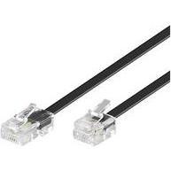  MicroConnect RJ-11/RJ-45 (M/M) 3m Czarny (MPK453S)