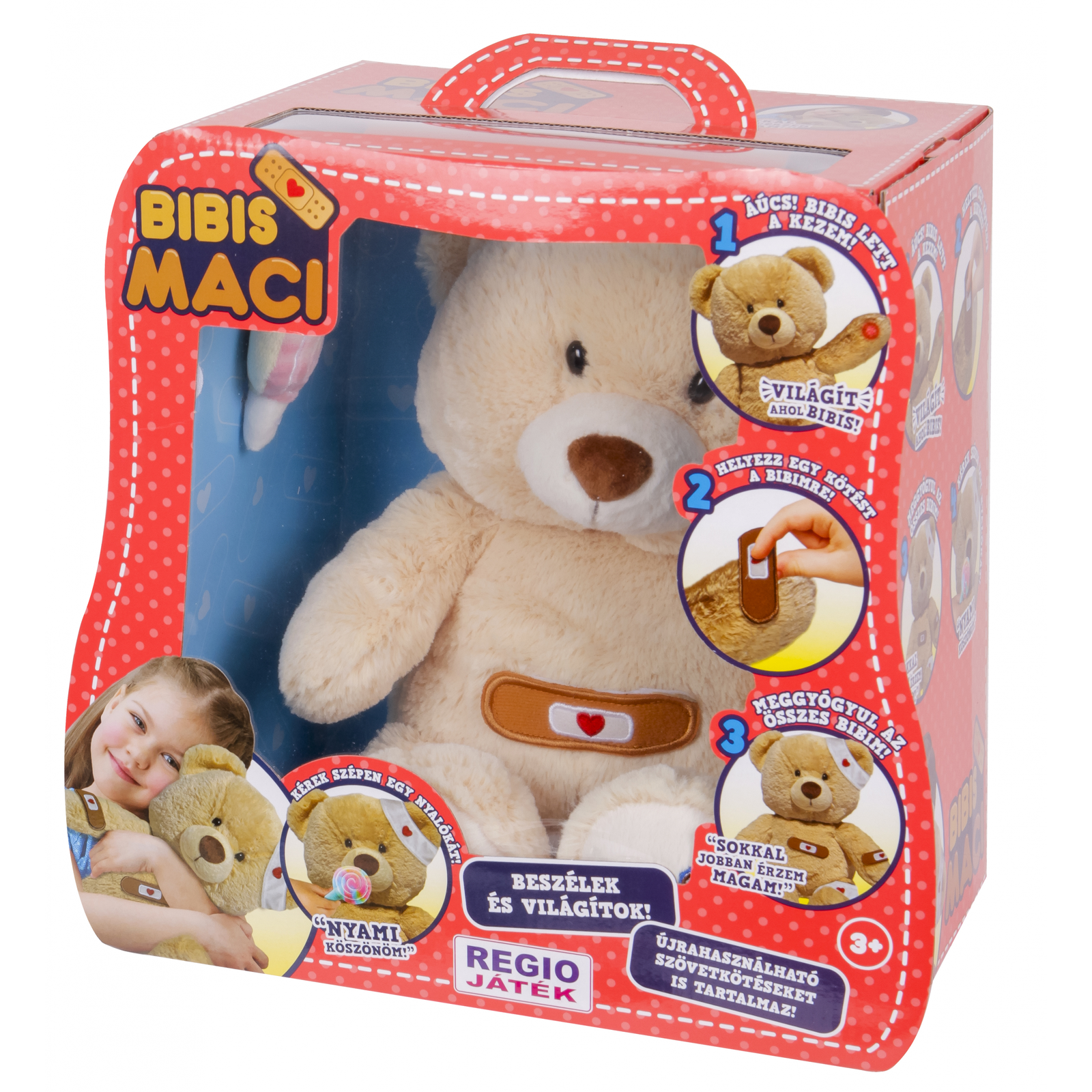 Régió Játék : Bibis maci interaktív plüss (96611)