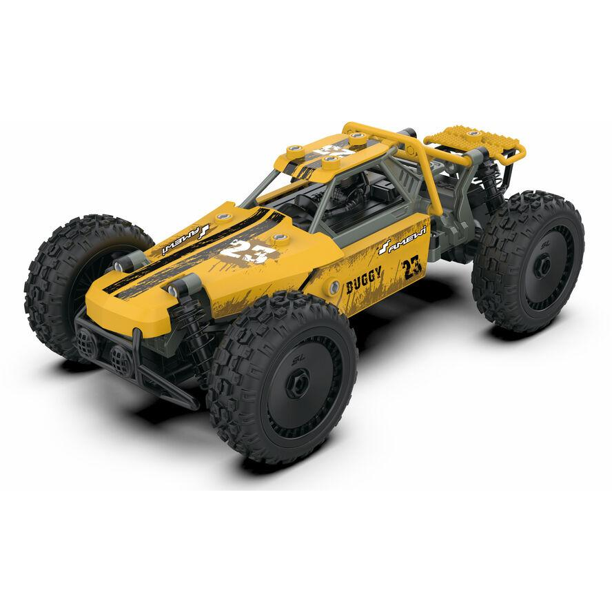 Amewi DIY RC Oldschool Buggy távirányítós autó (1:18) - Sárga (22578)