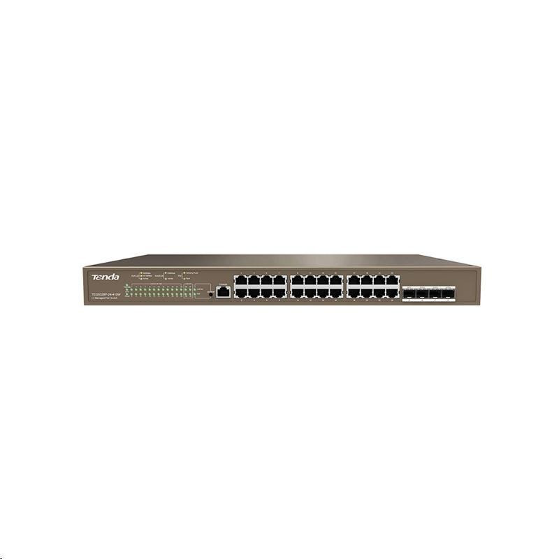 Tenda TEG5328P-24-410W 10/100/1000Mbps 24 portos PoE switch (TEG5328P-24-410W)