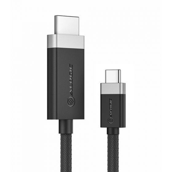 ALOGIC FUCHD1-SGR cavo e adattatore video 1 m HDMI tipo A (Standard) USB tipo-C Grigio