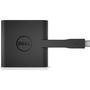 DELL DA200 Vezetékes USB 3.2 Gen 1 (3.1 Gen 1) Type-C Fekete