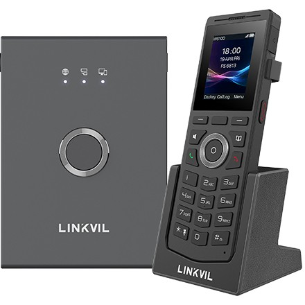Fanvil W710P DECT VoIP Telefon + Bázisállomás - Szürke (W710P)