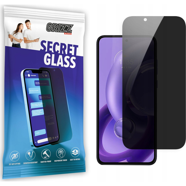  GrizzGlass Szkło prywatyzujące GrizzGlass SecretGlass Motorola Moto Edge 30 Pro
