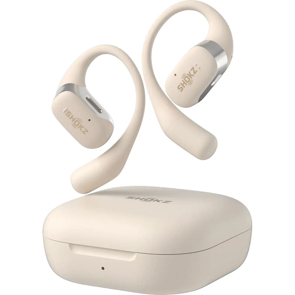 Shokz OpenFit csontvezetéses TWS Bluetooth fejhallgató bézs (T910-ST-BG) (T910-ST-BG)