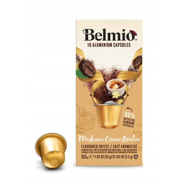 Italian Coffee Kapsułki do Nespresso Belmio Madame Crème Brulée 10 sztuk