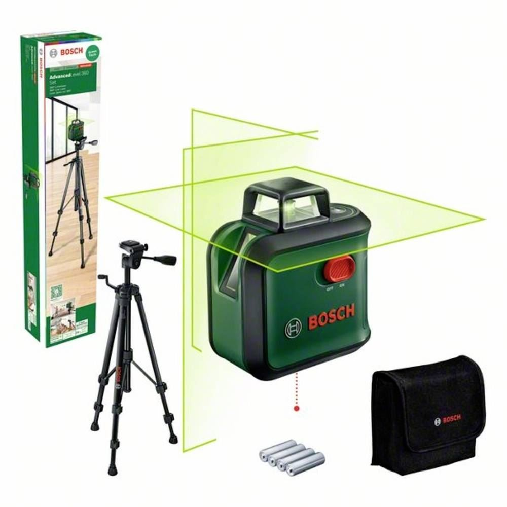 Bosch AdvancedLevel 360 Set keresztvonalas szintezőlézer szett (0603663B07) (0603663B07)