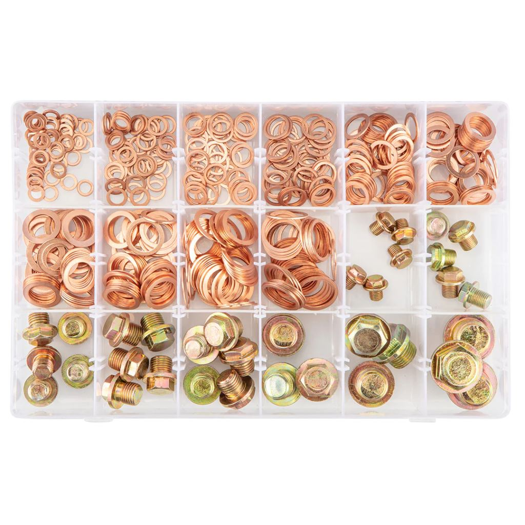 NEO Tools menetes dugó és rézalátét készlet 534db (11-974) (11-974)