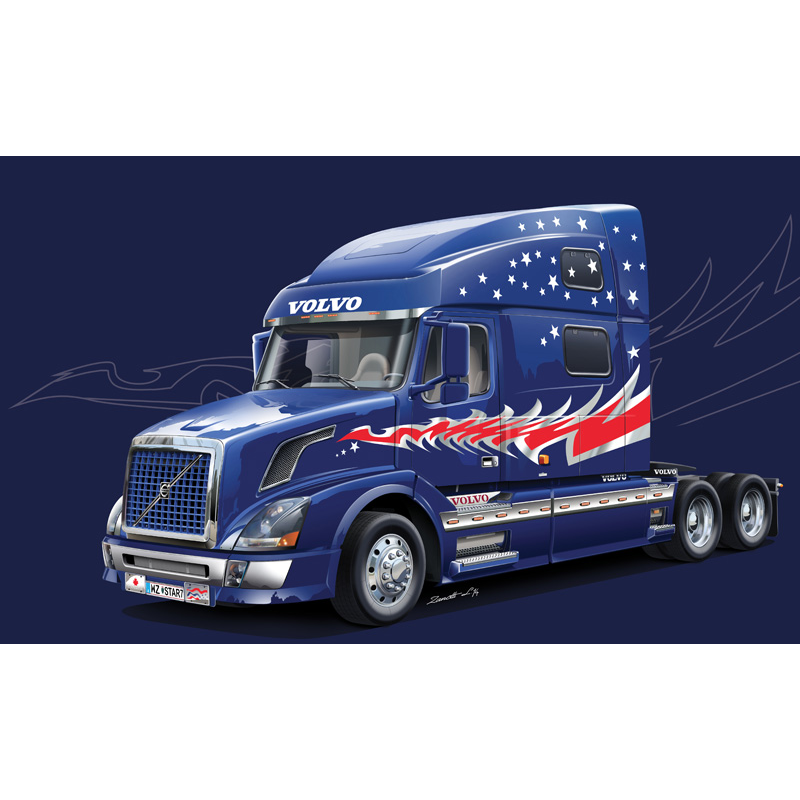 Italeri Volvo VN 780 kamion műanyag modell (1:72) (MI-3892)