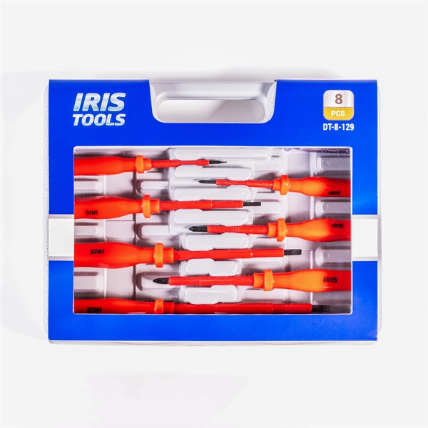 Iris Tools DT-8-129 Csavarhúzó készlet (8 db / csomag) (DT-8-129)