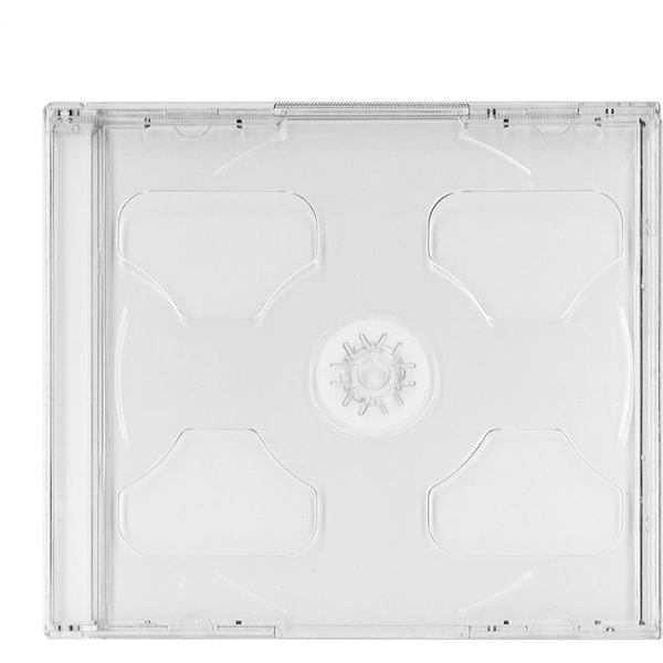 PUDEŁKO JEWEL CASE 2 CD CLEAR 44845