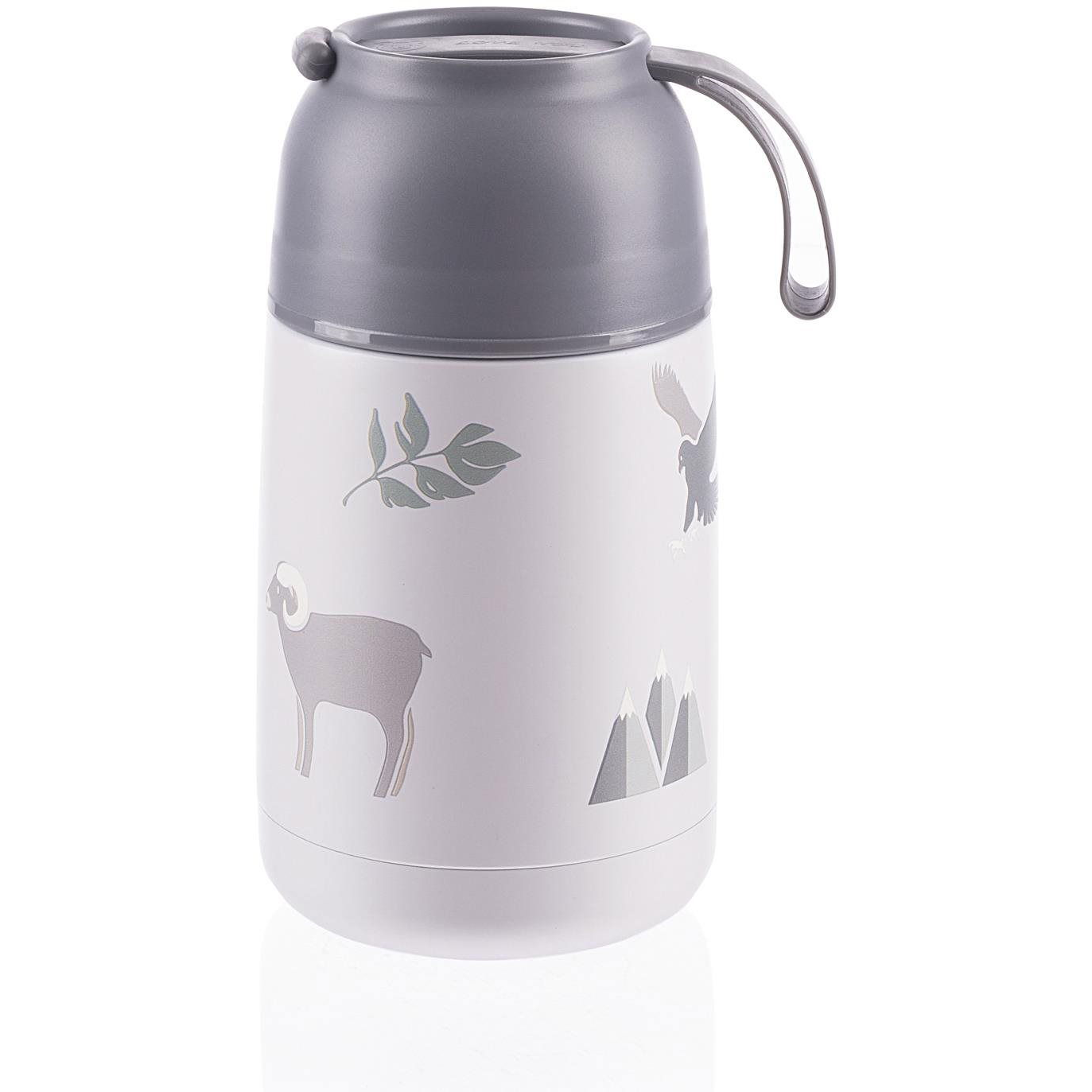 Zopa Élelmiszertermosz szilikon tartóval Mountains 620 ml (8595114458097)