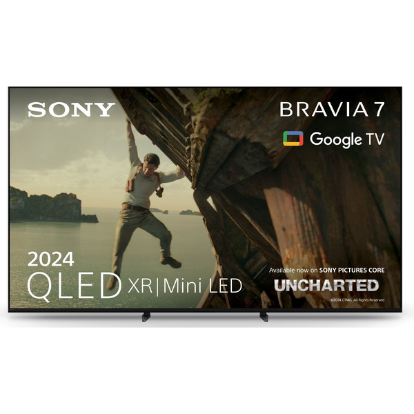 Телевизор Sony BRAVIA 7 QLED XR l Mini LED 75XR70, 75" (189 см), Smart Google TV, 4K Ultra HD, 100 Hz, Клас D (Модел 2024)