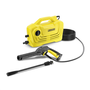 Водоструйка Karcher K2 Classic, Мощност 1400 W, Максимално налягане 110 бара, Максимален дебит 360 l/h, Маркуч под налягане 3 м, Съдържа: пистолет под налягане G120Q + копие 1 струя