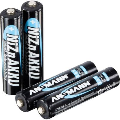 Ansmann HR03 Mikroakku NiZn 550 mAh 1.6 V 4 db (1321-0001)