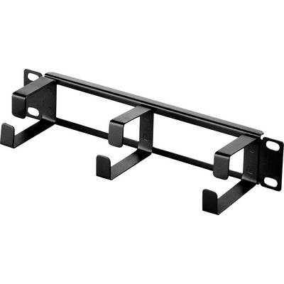 10 coll Hálózati szekrény kábelvezető 1 ME Renkforce RF-3429154 Fekete (RF-3429154)