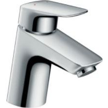 Hansgrohe Logis 70, Álló, Króm, Egykaros Mosdócsaptelep, Push-Open Lefolyó-Garnitúrával (71077000)