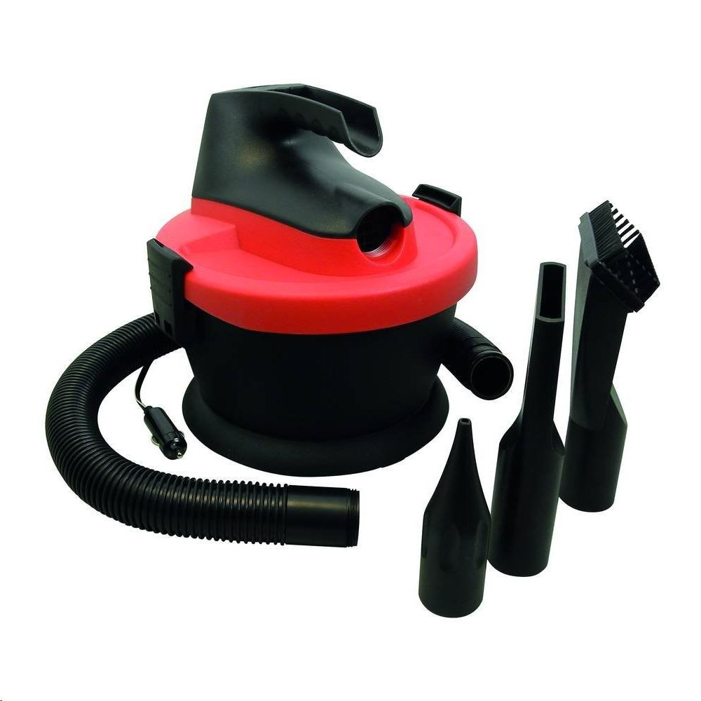 Carpoint autóporszívó, hordozható, 12V, 135W - piros-fekete (371710013) (371710013)