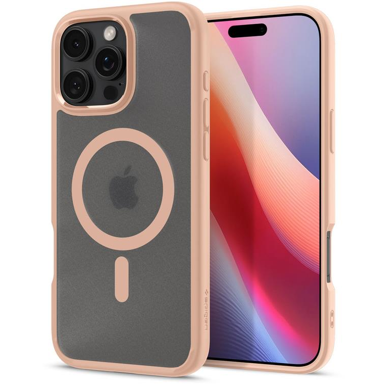 Spigen Ultra Hybrid MagSafe Frost Rose Titanium iPhone 16 Pro tok (ACS08694)