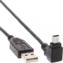 InLine 34105 USB kábel USB 2.0 0,5 m USB A Mini-USB B Čierna