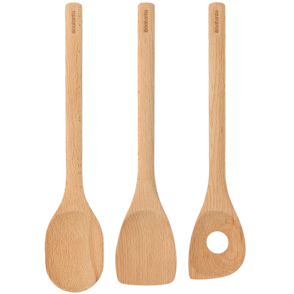 BRABANTIA Profile Cook & Serve 3db-os fakanál szett. védőolaj bevonattal. bükkfa - 260681