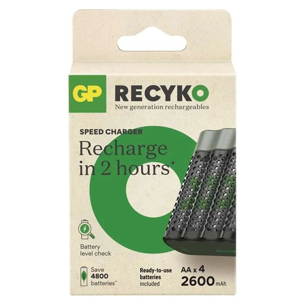 GP B50457 Speed M452 + 4xAA ReCyko 2600mAh akkumulátor töltő (B50457)