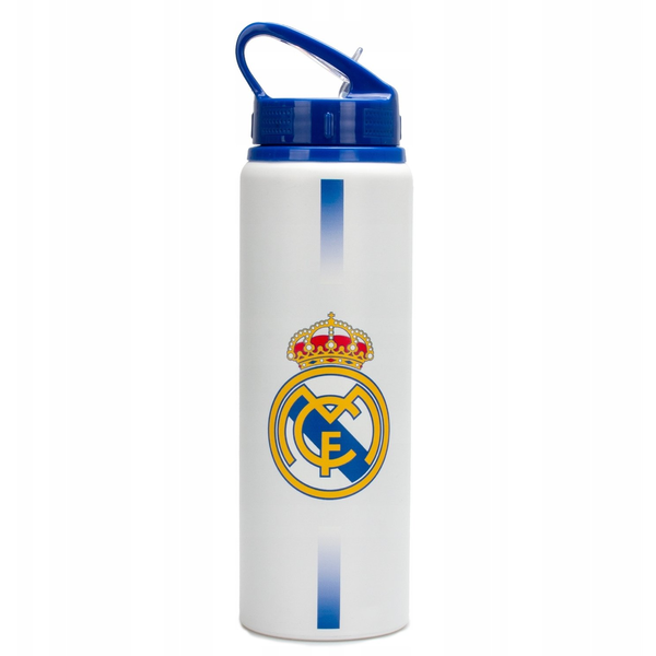 KIDS Bidon Butelka Z Ustnikiem Dla Fana Real Madryt Aluminiowy 750 Ml Na Prezent / Rm00036
