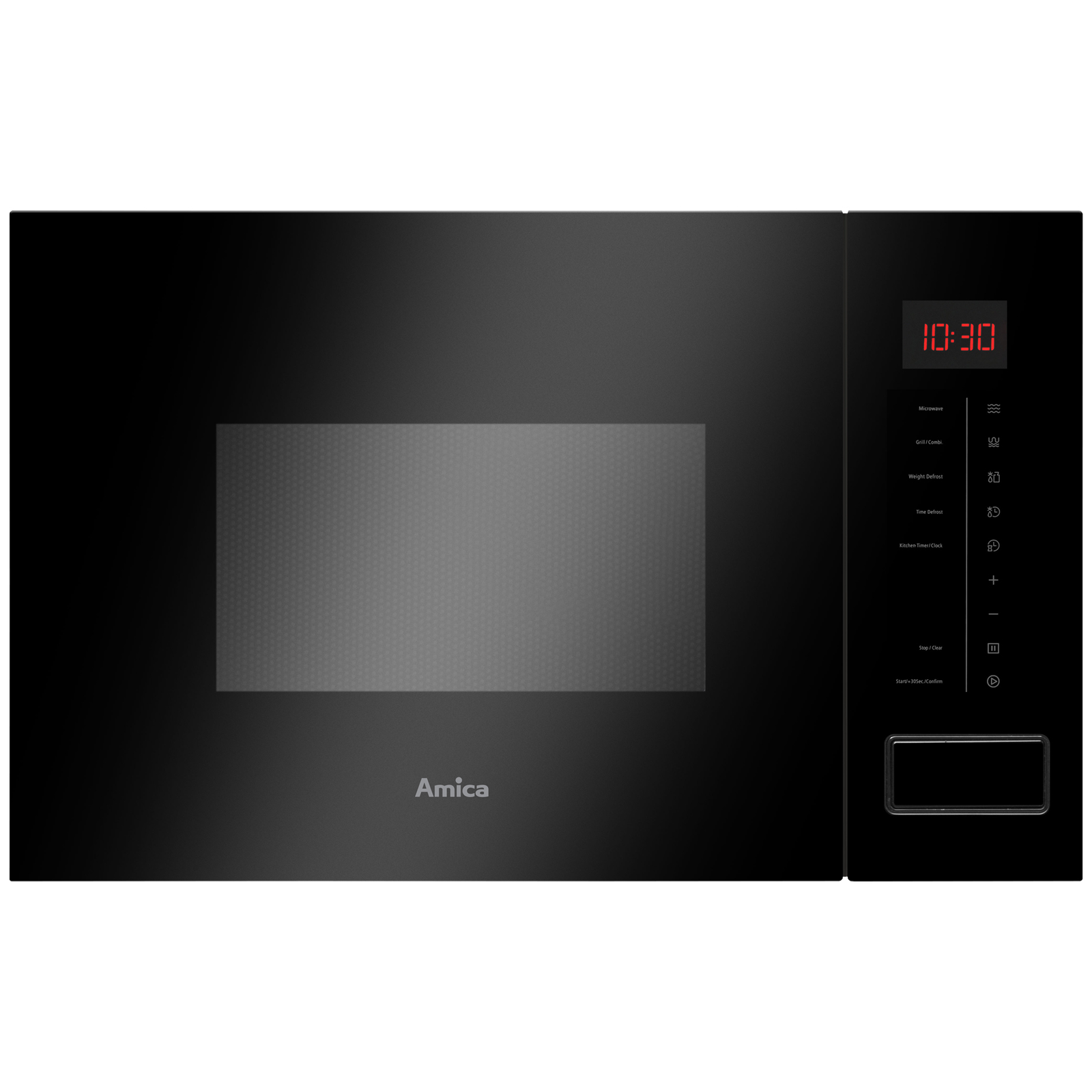 Amica AMMB20E2SGB 20L Beépíthető Mikrohullámú sütő 800W (AMMB20E2SGB X-TYPE)
