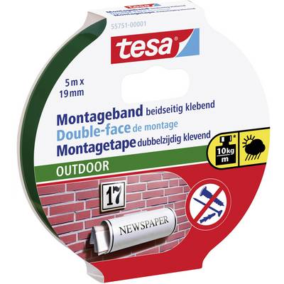 tesa Powerbond Montageband Outdoor 5m 19mm