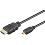 Goobay 74434 HDMI - MicroHDMI 2.1 Kábel 3m - Fekete