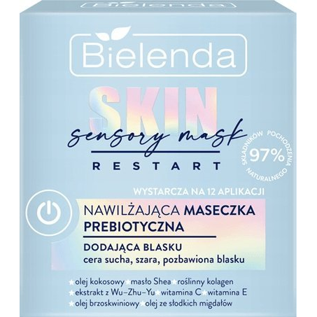  Bielenda Bielenda Skin Restart Sensory Mask Nawilżająca Maseczka prebiotyczna dodająca blasku 50ml