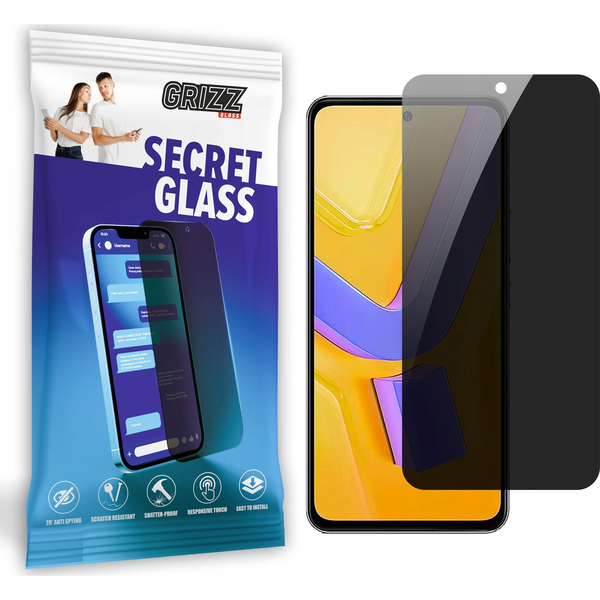  GrizzGlass Szkło prywatyzujące GrizzGlass SecretGlass do Vivo V40 SE