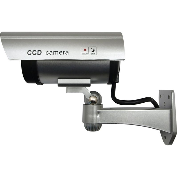Cámara De Vigilancia Simulada Con Led Intermitente
