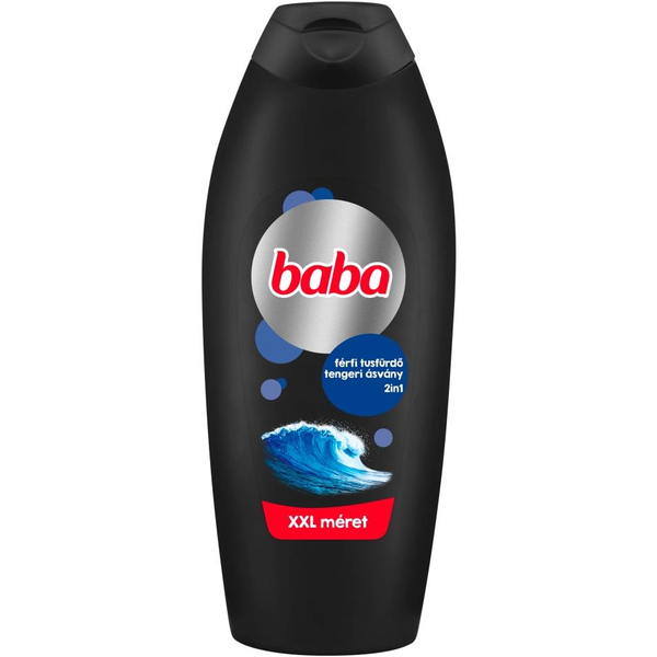 Gel de dus, BABA, Pentru barbati, Sea Mineral, 750 ml