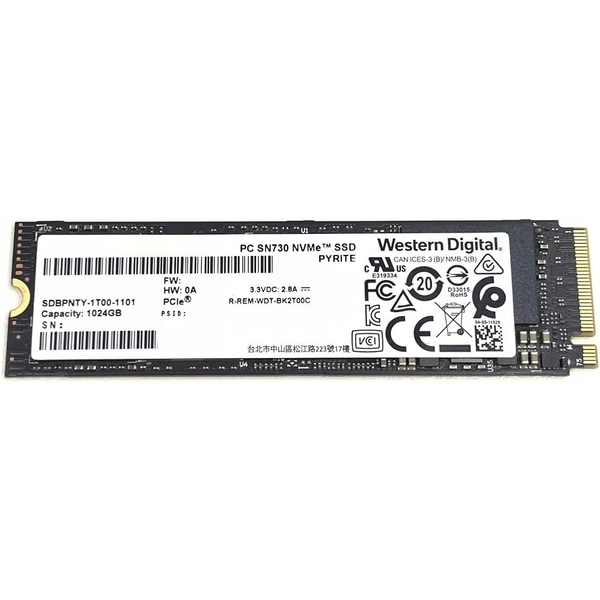 SSD disk Western Digital PC SN730 1TB M.2 PCIe
