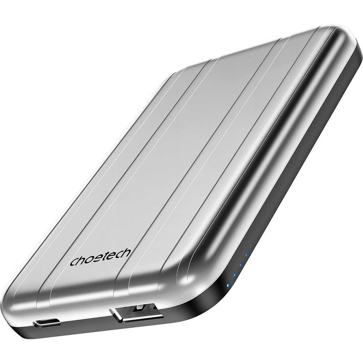 Choetech B655 MagSafe Powerbank 5000 mAh-Ezüst Színű (6932112104779)
