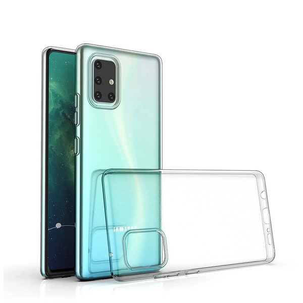 Samsung A71 készülékhez 2 mm Box átlátszó tok