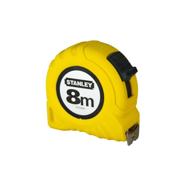 STANLEY Rollbandmass 8m/25,0mm gelb Kunststoffgehäuse 0-30-457 Mérőszalag