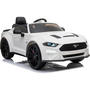 Ford Mustang 24 V Elektromos Kisautó 8287 - 2 Motoros 2x200 W, 2.4 GHz, Szülői Távirányítóval, Nyitható Ajtóval, EVA Kerekekkel, Fehér
