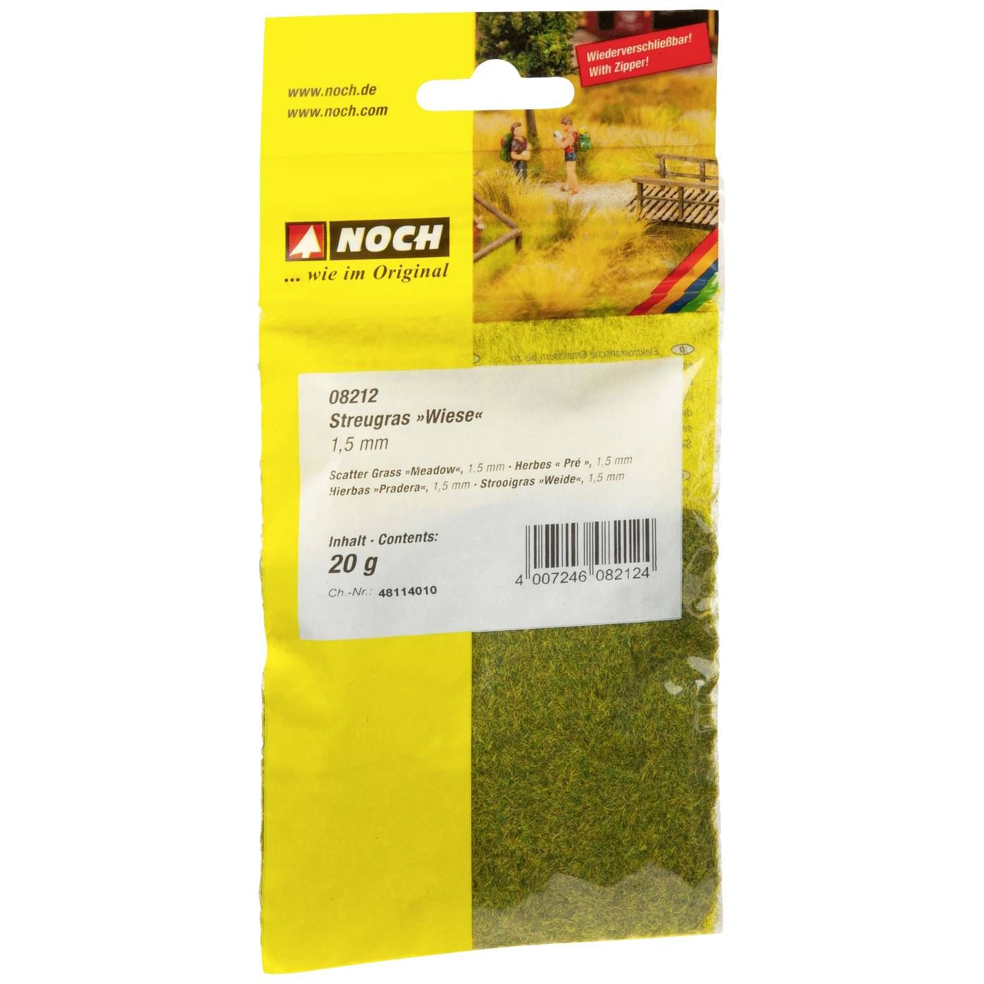 NOCH szórt fű, rét 1,5mm 20g (8212) (noch8212)