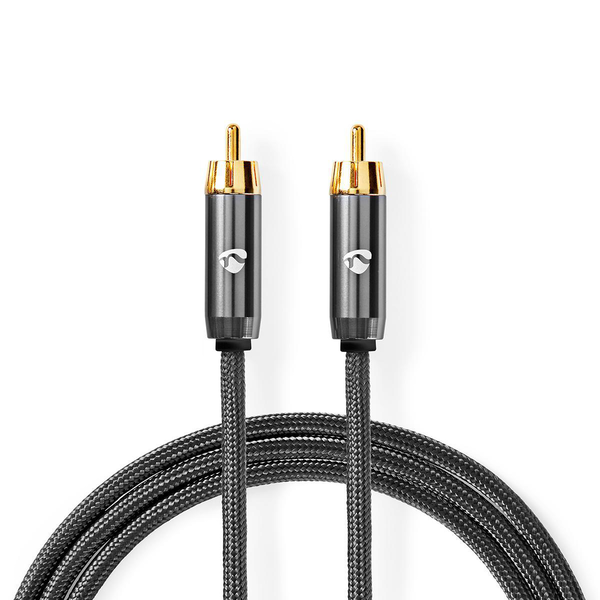 Kabel pro subwoofer Nedis Profigold RCA 3m