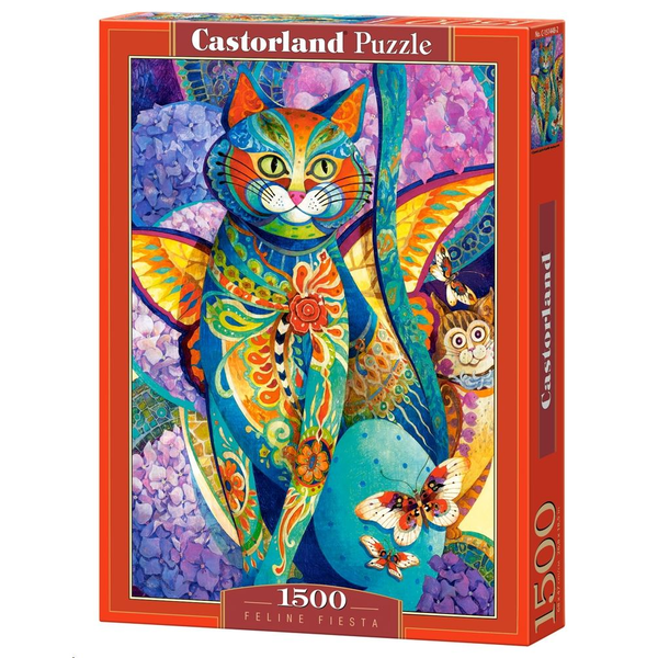Castorland Feline fiesta 1500 pcs Puslespil 1500 stk Kunst