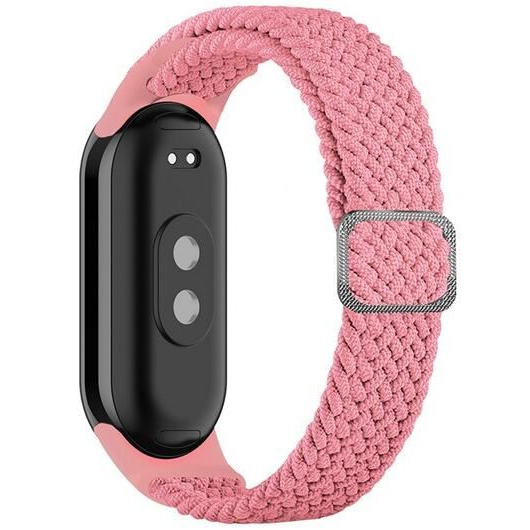 Gigapack Xiaomi Smart Band 9 szőtt mintás textil pótszíj rózsaszín (GP-146571)