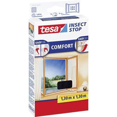 TESA® COMFORT szúnyogháló ablakra, 1,3 x 1,3 m, antracit (55396-21)