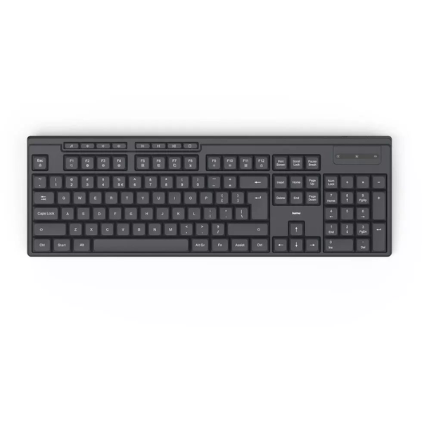 Hama bezdrátová klávesnice WK-200 tlačítko asistenta AI tichá QWERTY