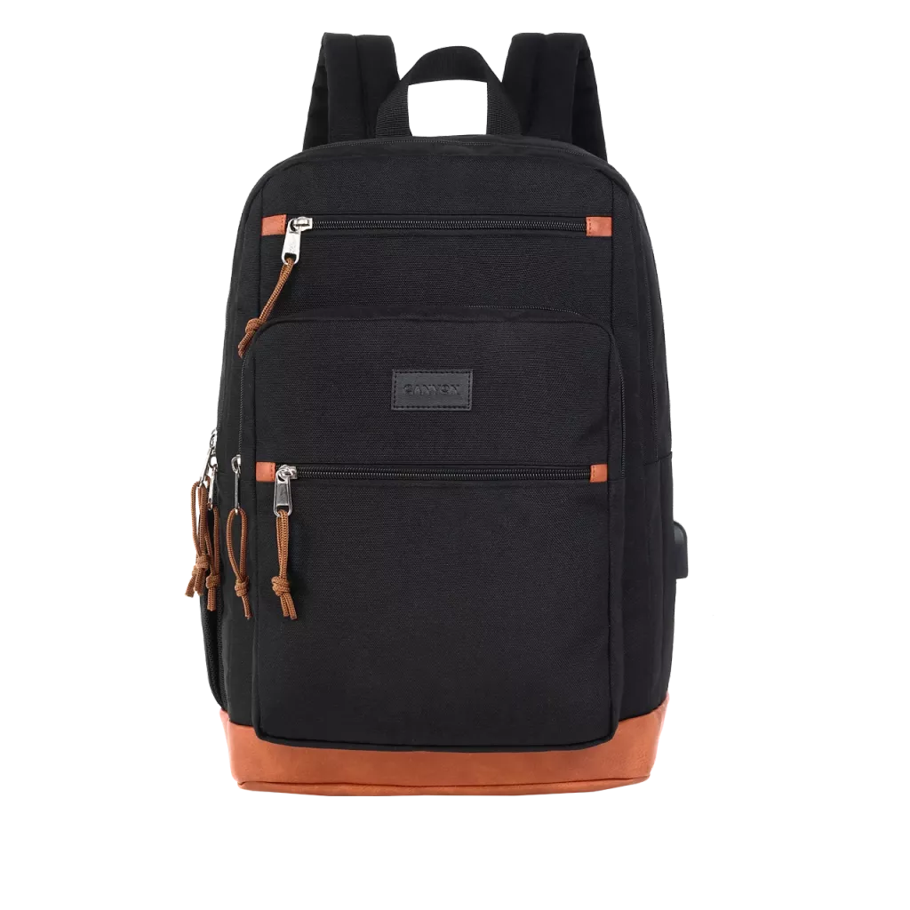 CANYON BPS-5, Laptop backpack for 15.6 inch450MMx310MM x 160MMExterior materials: 90% Polyester+10%PUInner materials:100% Polyester (CNS-BPS5BBR1)