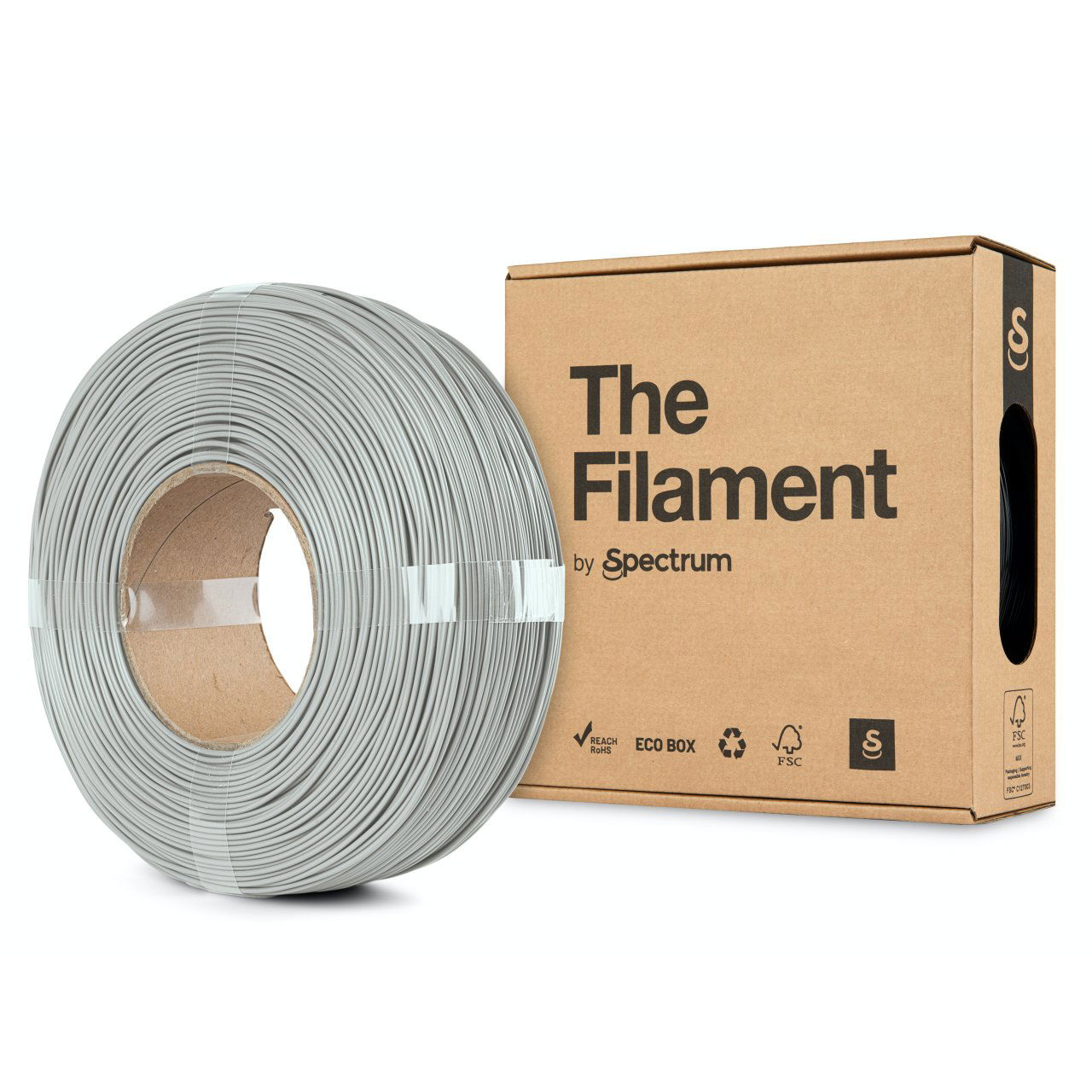 The Filament ReFill PLA 1,75mm Silver Aluminium 1kg (TF-24047)