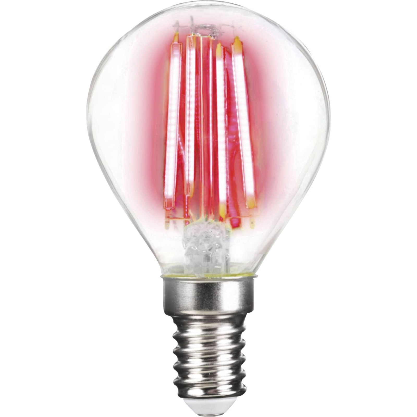 LightMe LED fényforrás E14 Csepp forma 4 W Piros (LM85310) (LM85310)